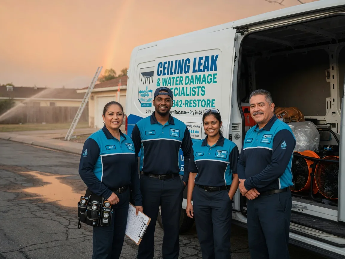 Ceiling Leak Cleanup company in West Farmington, OH