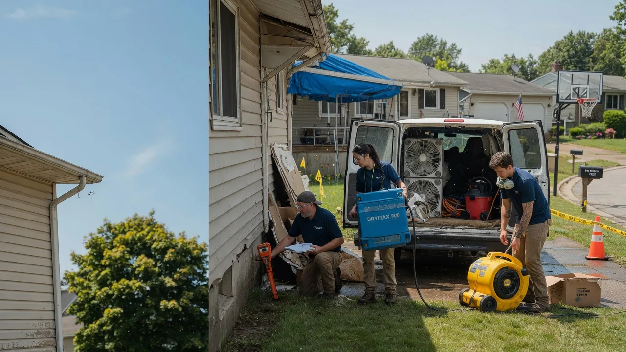 Ceiling Leak Cleanup in West Farmington, OH near me
