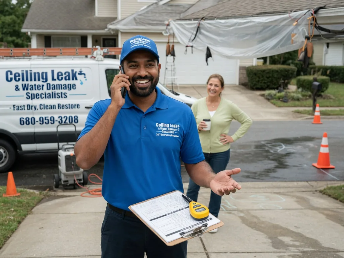 Ceiling Leak Cleanup West Farmington, OH FAQs